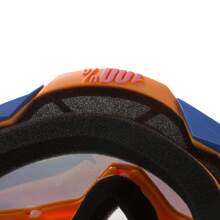 Motorcycle Goggles, Adjustable Strap Windproof Scratch Resistant Ventilated For Sports Cycling Snowboard - Màu Cam cháy - Xem 4