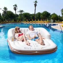 Canopy Inflatable Pool Float Lounge Swimming Raft - square - View 3