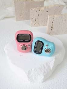 1pc-5pcs Spring Renewal | One-Click Reset Finger Counter, Suitable For Reciting Sutras/Mantras And Fitness Counting - Multicolor - View 7