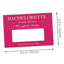 20pcs Bachelorette Party Scratch Off Game Cards Fun Wedding Party Supplies Unique Dare Ideas For Bridal Showers Celebrations No Odor Stylish Design For Memorable Events