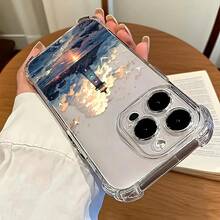 Add A Calm And Nature-Inspired Touch To Your Phone With This Transparent TPU Case Featuring Lighthouse By The Sea. Made From Durable, Scratch-Resistant Material With Soft Edges For Easy Grip. Reinforced Corners Help Protect Your Device From Daily Drops And Bumps. Compatible With IPhone X, 11, 12, 13, 14, 15, 16 Series - Clear - View 4