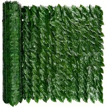 Expandable Artificial Ivy Privacy Fence - Artificial Hedge Wall, Suitable For Outdoor Decor, Garden Screen, Wedding Decor - Multipurpose Plastic Ivy Leaf Screen, 1 Piece - Green - View 7