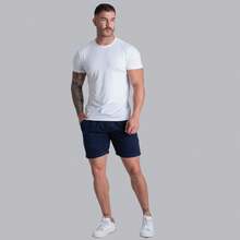 Kit 4 Shorts Sarja Mauricinho Men's Quality Bermuda Denim Men's Beachwear - Đen/Be/Trắng/Xanh navy - Xem 6