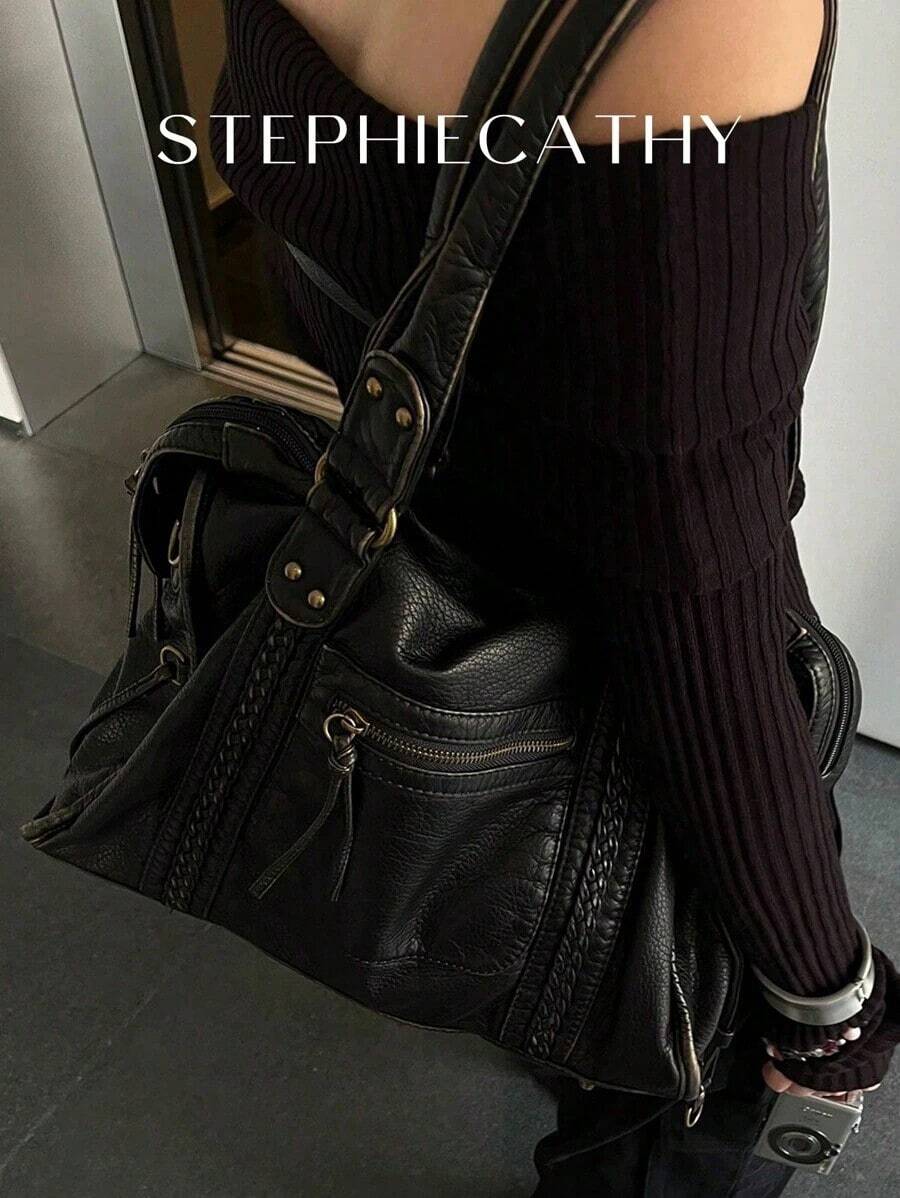 Women Tote Bags - 灰色 - 查看 1