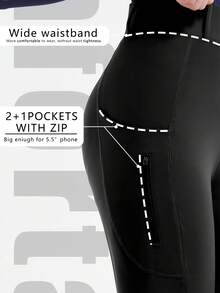 Damskie, obcisłe spodnie jeździeckie z wysokim stanem i jednolitym kolorem, wyszczuplające, miękkie i wygodne, antypoślizgowe i trwałe, z elastycznej tkaniny, kieszenie boczne, odpowiednie do treningu jeździeckiego na świeżym powietrzu i do codziennego noszenia