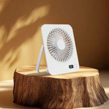 GICOOK 便携式USB供电桌面风扇，超静音，180°可调节折叠设计，适用于家庭、办公室、旅行，多功能散热设备，轻巧便携，可作电风扇、业余爱好或小型风扇，1800mAh