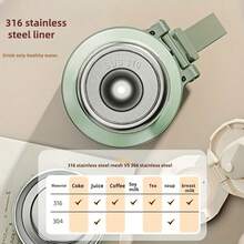 Portable Outdoor Camping Hiking Double-Walled Vacuum Flask, 316 Stainless Steel Insulated Tumbler With Rope,Hot For 8 Hours,Cold For 24 Hours,Water Bottle Lid Can Be Used As A Coffee Mug,Durable Reusable Thermal Cup, Jugs For Women And Men,Thanksgiving Gifts, Christmas Gifts, Halloween Gifts, Valentine's Day Gifts, New Year Gifts,Summer,Spring Outfits For Women,Room Deocr,Mother's Day,Mom,Mother's Day Gift,Flower,Jewelry,Mother's Day Decorations,Mother's Day Party Supplies,Women,Pink,Gift Set - 黑色 - 查看 6