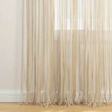 LUSH DECOR Boho Macrame Tassel Cotton Window Curtain/RoomDivider/WeddingBackdrop/WallDecor Neutral Single 40X84 Halloween-Fall Decor-Room Decor - 中性的 - 查看 4