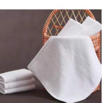 5 stuks/partij witte Suqare handdoek katoenen multifunctionele handdoeken voor thuis hotel keuken badkamer schoonmaak vaatdoek 29*29cm handdoek