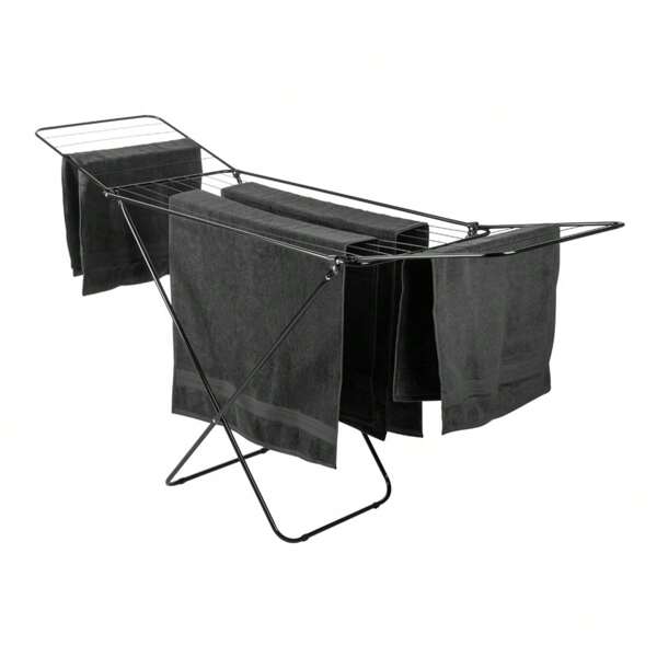 180*50*100cm X-förmiger freistehender Wäscheständer, faltbarer Wäschetrockner für Balkon, Innen- und Außenbereich, ohne Montage erforderlich
