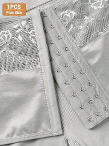 MEIYATING 女式加大码高腰塑身内裤，提花腰带收腹内裤