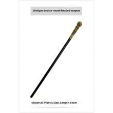 魔法变身服装道具 - 户外角色扮演权杖 - 埃及法老蛇头权杖 - 学校服装国王巫师粗魔杖 - 圣诞节 - 生日礼物