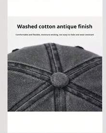 1 Unisex Printed Trucker Hat, Baseball Cap, Sun Hat, Dad Hat, Suitable For Daily Use, Outdoor Travel, Hiking, And Mountain Climbing. It Provides Sun Protection For Both Men And Women In Summer, Has A Casual Style, Is Suitable For Traveling, And Is Stylish And Versatile. It Is A Unisex Adjustable Hat. When You Put It On, It Combines The Cowboy Style, Dad Vibe, And Fun Style. It Can Be A Trucker Hat, Baseball Cap, Or Sun Hat. It Is Made Of 100% Cotton, Adjustable, And Slightly Elastic. It Is Suitable For Band Activities And Travel Scenes, Integrating Fashion And Functionality. It Has Multiple Functions, Can Protect From The Sun, Is Suitable For Young People To Wear, And Is Also Suitable For Making An Appearance At Birthday Parties. It Also Has A Y2K Style. - 黑色 - 查看 5