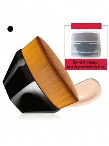 1Pc/4pcs New Portable Foundation Brush, Non-Eating Powder, Traceless Foundation Brush, Concealer, Internet Celebrity Magic Brush, Beauty Tool