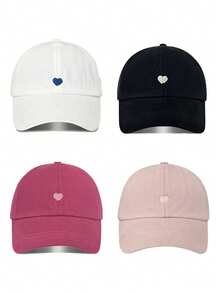 1 件马尾友好型遮阳帽，露背设计，可自由扎马尾，宽帽檐有效阻挡紫外线，透气防晒 - 多色 - 查看 8