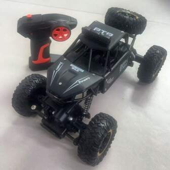 Grote RC-autokit op schaal 1/16, 6WD Crawler klimtruck, 2.4G elektrische RC-auto met koplamp, ATV-hobbyspeelgoed voor kinderen, 28 cm klimauto van legering, 4WD klimterreinwagen met hoge snelheid, drift RC-raceauto, RC-auto met oplaadfunctie voor legering, elektrische RC-terreinwagen