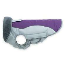 Casaco quente para cães, colete de lã refletivo para cães, casaco à prova de vento para inverno e clima frio para cães grandes - fibra de poliéster ajustável, adequado para cães pequenos, médios e grandes - Roxa - Ver 13