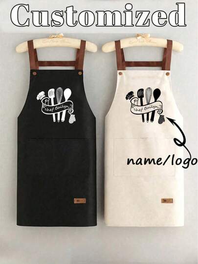 Customized Dustproof Aprons - Personalized Nordic Home Sleeveless Kitchen Men And Women Home Work Clothes, Private Customized Kitchen Cooking Hand Wipe Aprons, Unisex Sleeveless Dustproof Aprons Party, Wedding Engagement Gifts, Family Gifts, Party Gifts, Anniversary Gifts Christmas,Christmas