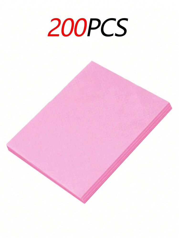 300/200/100 piezas Filtro de algodón desechable para recoger el polvo de uñas, Almohadilla de filtro de polvo no tejida recortable, Paño sin pelusa para uñas, Herramientas de arte de uñas - Multicolor - Añade 14