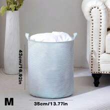 1pc Newly Upgraded Waterproof Coating Foldable Large Capacity Laundry Basket Laundry Basket, Clothes, Toys, Sundries Storage Basket, Bathroom, Bedroom Storage Basket, Laundry Basket.