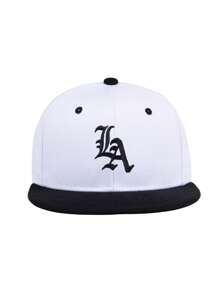 1PC Hat For Men Baseball Cap LA Alphabet Embroidered Hip Hop Cap Suitable For Street ,Outdoor,Sports,Vacation,Gift Giving. Fashion Accessory