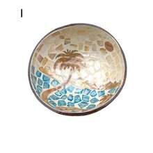 1pc Coconut Shell Candy Bowl Holder, Decorative Salad Bowl - Natural Coconut Shell Bowl Storage Bowl - Candy Container Nut Rack, School Supplies, Back To School - Brown - View 20