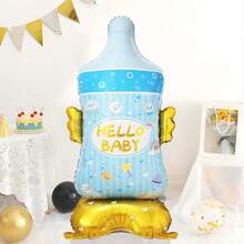 1pc, 61.2 Inch Oversized Milk Bottle Base, Birthday, Anniversary, Party Decoration, Creative Decor - 彩色 - 查看 7