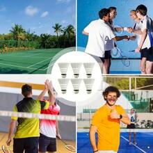 12pcs/6pcs/3pcs - Durable Nylon And Lightweight, Colorful And Easy To Track Shuttlecocks, Sturdy Structure, Classic Design, Suitable For Badminton Court/Yard/Square/School/Training Ground/Outdoor Camping, Enhance Gaming Experience, Multi-Person Sports, Multiple Specifications Available. Suitable For Outdoor And Indoor Sports, Badminton Set