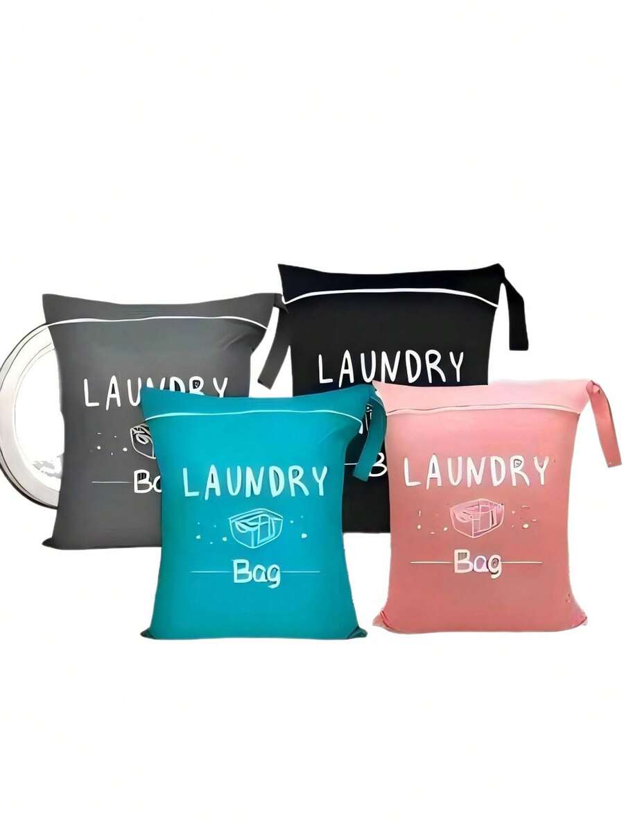 Large Waterproof Travel Laundry Bag - Durable Polyester, Wet/Dry Separation, Ideal For Gym, Yoga, Swimming And More - Optional - View 1