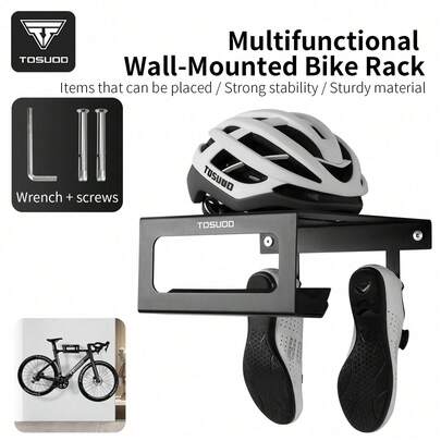  Giá treo xe đạp TOSUOD chịu tải nặng - Giá để xe đạp thẳng đứng tiết kiệm không gian, phù hợp với xe đạp đường trường và xe đạp leo núi, dễ dàng lắp đặt bằng vít, kết cấu thép không gỉ bền bỉ với lớp phủ màu đen, lý tưởng để trưng bày và sắp xếp xe đạp, thiết kế thời trang và cấu trúc chắc chắn.