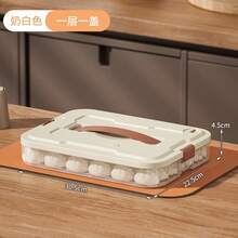 Dumpling Storage Box, Freezer Safe Fridge Dumpling, Wonton, Ravioli Frozen Food Organizer Tray