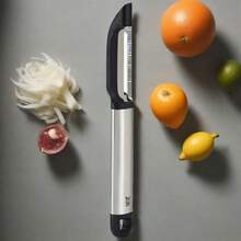 Swivel Peeler: Stainless Steel Vegetable, Carrot & Potato Peeler, Dishwasher-Safe, Black Handle - 黑色 - 查看 1