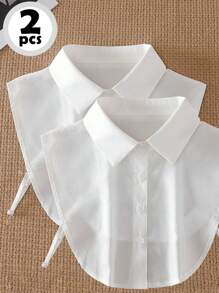 1 件可拆卸衣领男女通用商务休闲百搭无袖衣领