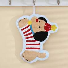 1/2/4 قطع من مناشف اليد لأصدقاء المداعبة - مناشف حيوانات معلقة (قطة/جرو/أرنب/دب)، ماصة للغاية من الميكروفايبر للاستخدام في الحمام/المطبخ/السكن الجامعي، هدية عودة إلى المدرسة والاحتفال بالمنزل الجديد