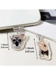 1/3/5 chiếc Nút chặn bụi chụp ảnh tùy chỉnh, Nút chặn bụi chụp ảnh thú cưng tùy chỉnh, Nút chặn bụi chụp ảnh Acrylic cá nhân hóa, Loại C, Có đèn, Ba tùy chọn, Chống bụi hiệu quả và siêu bền, Mặt dây chuyền điện thoại di động hình thú cưng dễ thương cá nhân hóa, Phụ kiện điện thoại di động tùy chỉnh, Nút chặn bụi mini, Quà tặng sinh nhật - Nhiều màu - Xem 4