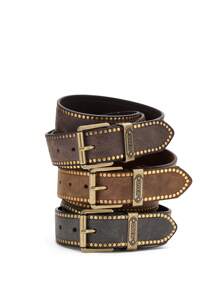 1条男士复古PU皮腰带，适合休闲和日常穿着（含打孔工具），夏季、校园休闲、商务场合、送给男友、丈夫、父亲的男士礼物，日常穿着、时尚、青少年、户外、度假、运动、旅行、街头、波西米亚风、复古秋季、万圣节秋冬配饰，适合青少年、青年、男士、休闲、户外、运动、度假、毕业礼物、生日、日常穿着