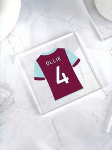 Personalised Football Shirt Coaster, Football Gifts, Daddy Coaster, Coaster, Father's Day Gifts, Daddy Grandad Gifts, Sport Gifts,Christmas Photos, Couple Photos, Pet Photos, Christmas Gifts,Multi-Functional,Ornamental,Reusable,Exquisite,Stylish,High-Quality,Colorful,Modern,Custom,Personalized,Unique,Ideal Gifts For Him,Ideal Gifts For Her,Boyfriend,Dad,Girlfriend,Mom,Family,Friends,Tea Room,Home,Garden,Office,For Anniversaries,For Valentine's Day,For Mother's Day,For Birthdays,For Father's Day,For Graduation,For Weddings,For Housewarming,Drinkware,Chic Design - Coasters - View 6