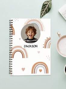 Caiet spiralat personalizat, Caiet cu design, Cadou pentru prieteni, Cadouri pentru mamă/fiică, Cadou de Crăciun, Cadou de Ziua Mamei - Caiet spiralat personalizat, Caiet drăguț, Cadou pentru prieteni, Personalizează-ți propriile fotografii, Multifuncțional, Ornamental, Reutilizabil, Modern, Colorat, Drăguț, Vintage, Desene animate, Kawaii, Personalizat, Personalizat, Unic, Personalizat, Angajatori, Clienți, Studenți, Pentru afaceri/serviciu/birou, Pentru școală