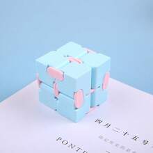 1pc 2025 New Infinity Cube Stress Relief Toy, Pocket Macaron Pocket Flip Cube Stress Relief Mini Cube, Birthday/Christmas/Halloween Gift, Perfect Gift