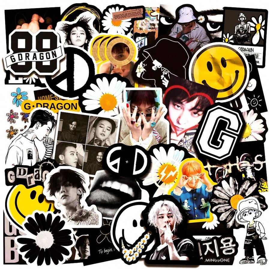 B IGBANG G-Drago N 2025 Concert K-Pop Photo Cards & Stickers Set – HD Fan Gift For VIPs, Birthday & Holiday Present,Kpop Star Merchandise,Idol Gift Set, Photocard,-Dragon Concert Stickers,Kpop Birthday Gift,HD Kpop Photo Cards,Kpop Fan Collection, 2025 Concert Merch,VIP Fan Gift Set,Kpop Holiday Gift Set - Multicolor - View 1