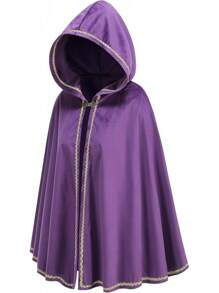 Halloween Costumes LMYOVE Women Hooded Cape Medieval Renaissance Costume Accessory Halloween Ren Faire Cosplay Party - 棕色 - 查看 9