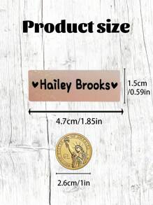 60pcs Custom Name Stickers,Glitter Rainbow Waterproof Long Name Stickers- Daycare Labels- Print Kids Labels- Long Size- Customized Labels- Hanprinting