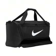 Nike Brasilia 9.5 系列 織布純色LOGO訓練行李包手提包 DM3976-010 - 黑色 - 查看 6