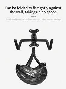 Soporte de pared para bicicleta TOSUOD de uso intensivo - Ganchos ajustables de varios ángulos para bicicletas de montaña/carretera, construcción de fibra de carbono y acero, almacenamiento de bicicletas para interiores/exteriores para garaje, apartamento, hogar