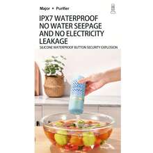 SOKANY USB Smart Wireless Charging Portable Fruit And Vegetable Cleaner, Compact Capsule Design, Easy To Carry And Store, ABS Plastic, Quick Cleaning In 5 Minutes