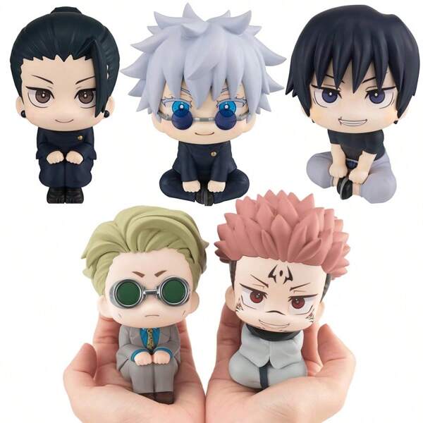 bandai 1 pezzo Figura anime di 10 cm/3,94 pollici, versione Q / Geto Suguru, figura d'azione, Fushiguro Toji/Okkotsu Yuta/Inumaki Toge, figurina in PVC, collezione per adulti, modello di bambola, decorazioni per la stanza, regali di Natale e Ognissanti