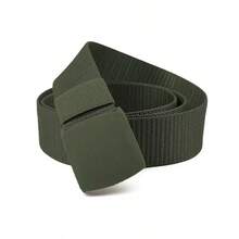 Wide Military Nylon Belt Kit With Wide Zinc Buckle And Quick Release - Army Green - View 1
