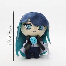 Ado Hibana 毛绒公仔动漫卡通虚拟歌手和服填充 Q 玩具可爱卧室枕头装饰生日纪念可爱礼物儿童生日圣诞礼物家居装饰收藏生日礼物 - 彩色 - 查看 11