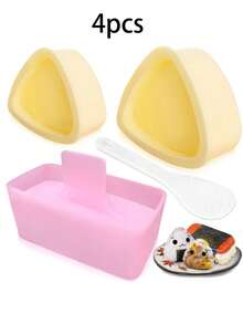 1pc/3pcs/4pcs Musubi Mold,Rice Spoon,Musubi Maker Press,Musubi Maker Press Mold, Onigiri Mold Sushi Rice Maker, Musubi Luncheon Meat Rice Rice Ball Mold,Musubi Press Mold,Non-Stick Onigiri Mold Maker Sushi Press Mold For Musubi Home DIY,Lunch Bento,DIY Sushi Making Mold,Suitable For You To Make Musubi, Sushi, Onigiri, Sushi Rice Cake And More,Kitchen Tool - Multicolor - View 11