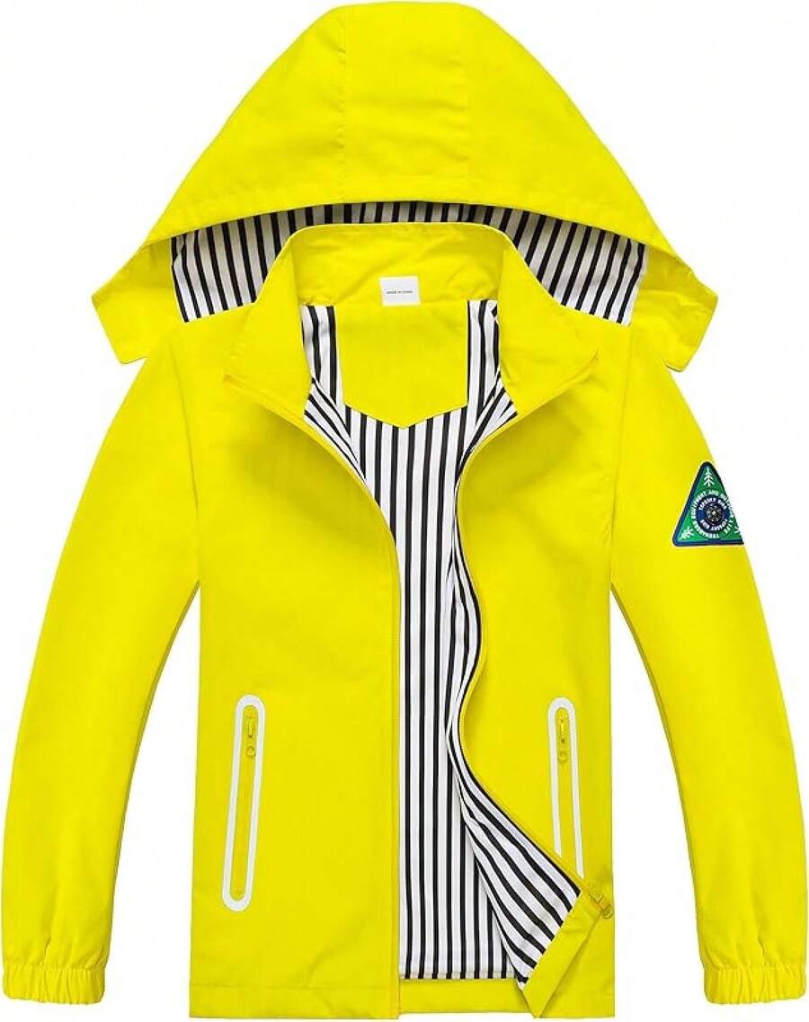 Halloween Kids Costumes Waterproof Hooded Boys Girls,Raincoats Outdoor Windbreaker Rain